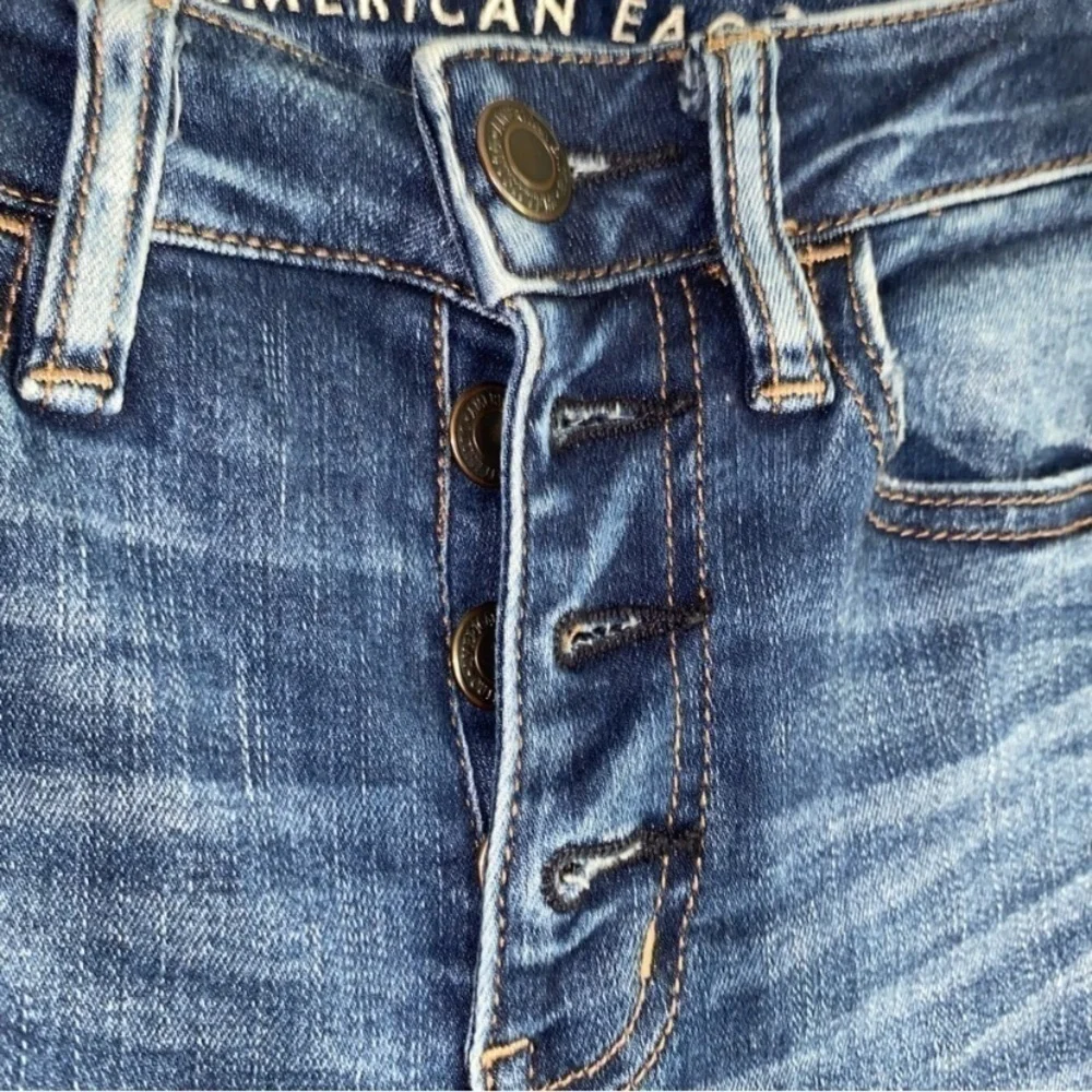 American Eagle High Rise Jegging Crop Ne(x)t Level Stretch Jeans - Picture 4 of 8